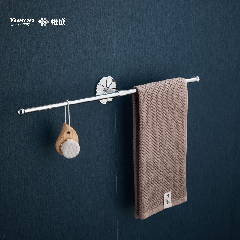 Aksesori Kamar Mandi Ramping 21024D, Batang Handuk 2 Tiang, 24”, Tempat handuk, Tempat handuk Seng/Kuningan/SUS, dipasang di dinding (Seri 21000)