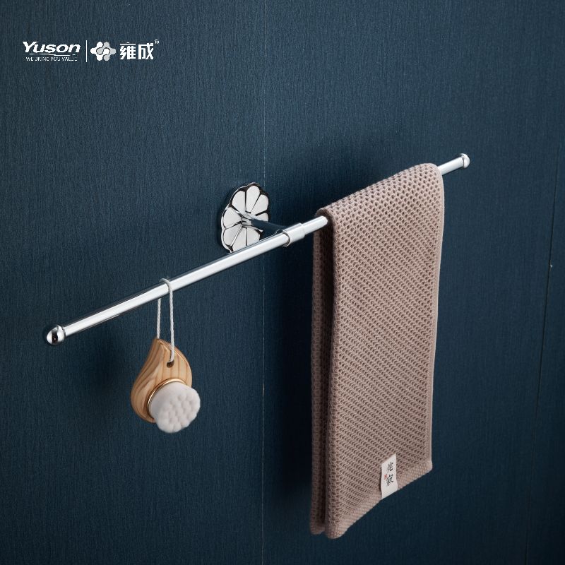 Aksesori Kamar Mandi Ramping 21024D, Batang Handuk 2 Tiang, 24”, Tempat handuk, Tempat handuk Seng/Kuningan/SUS, dipasang di dinding (Seri 21000)