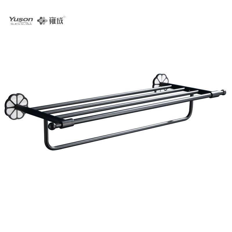 21062 Aksesori Kamar Mandi Ramping, Rak Handuk, Rak Handuk, Tempat Handuk Seng/Kuningan/SUS, Terpasang di Dinding (Seri 21000)