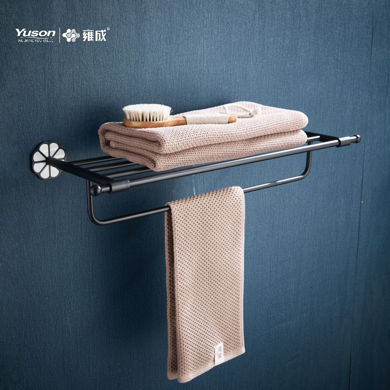21062 Aksesori Kamar Mandi Ramping, Rak Handuk, Rak Handuk, Tempat Handuk Seng/Kuningan/SUS, Terpasang di Dinding (Seri 21000)