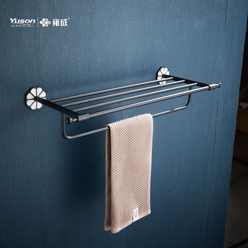 21062 Aksesori Kamar Mandi Ramping, Rak Handuk, Rak Handuk, Tempat Handuk Seng/Kuningan/SUS, Terpasang di Dinding (Seri 21000)