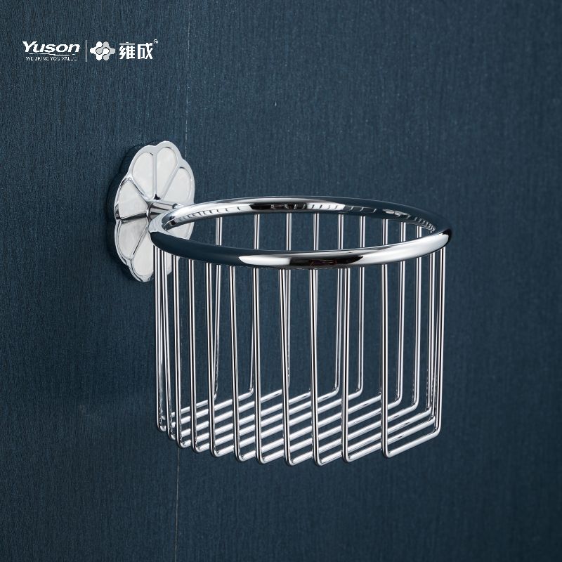 21085B Aksesori Kamar Mandi Ramping, Keranjang Sabun, Tempat Sabun Seng/Kuningan/SUS, dipasang di dinding (Seri 21000)