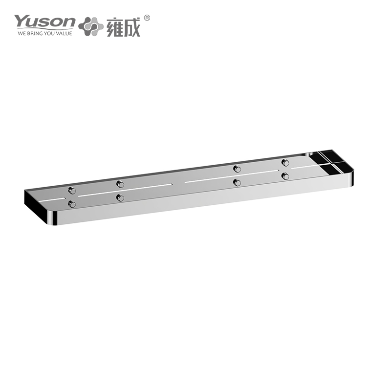 27191A Aksesori Kamar Mandi Ramping, Rak Handuk, Rak Penyimpanan, Rak Seng/Kuningan/SUS, dipasang di dinding (Seri 27100)