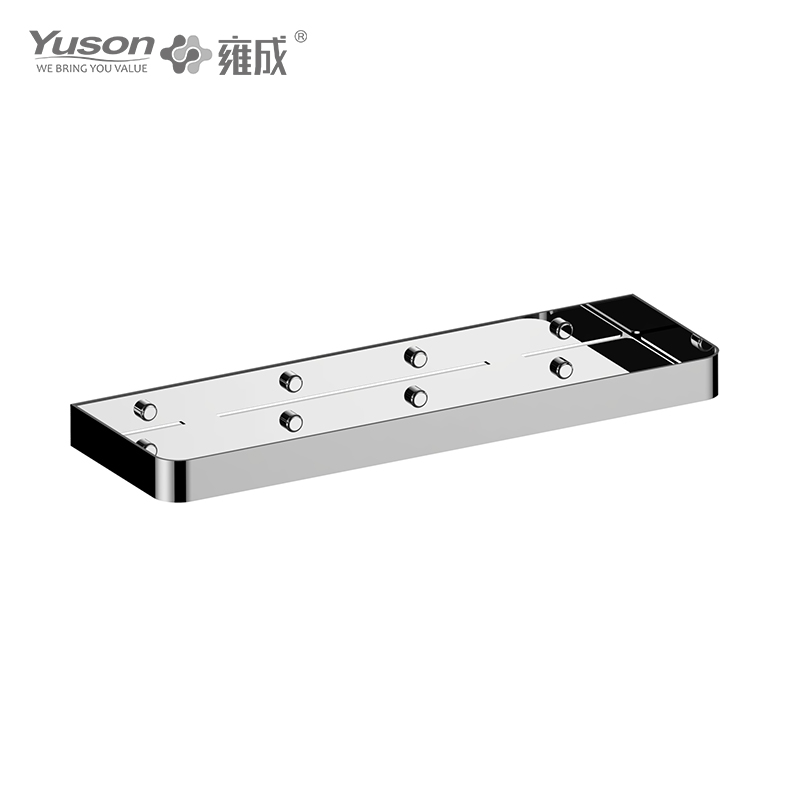 27191B Aksesori Kamar Mandi Ramping, Rak Handuk, Rak Penyimpanan, Rak Seng/Kuningan/SUS, dipasang di dinding (Seri 27100)